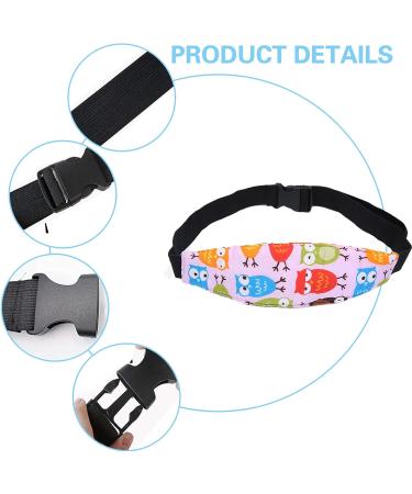 Baby Kids Safety Head Support Band for Car Seat - Pink - Buy Online on GoSupps.com