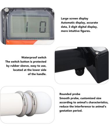 Pig Ovulation Detector with Arc Probe Non Destructive Detection Digital Display Sow Ovulation Tester for Livestock Estrous Test - Buy Online on GoSupps.com