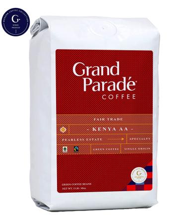 Kenya AA Nyeri Pearless Estate Green Coffee Beans - 3 lbs - Specialty Arabica - Fair Trade - Women Produced - Fresh Crop - Buy Online on GoSupps.com