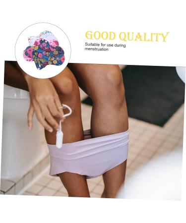 Hemoton 6pcs Washable Menstrual Pads Set | Reusable Period Pads for Women | Durable Mama Cloth | Eco-Friendly Menstrual Hygiene Accessories - Buy Online on GoSupps.com