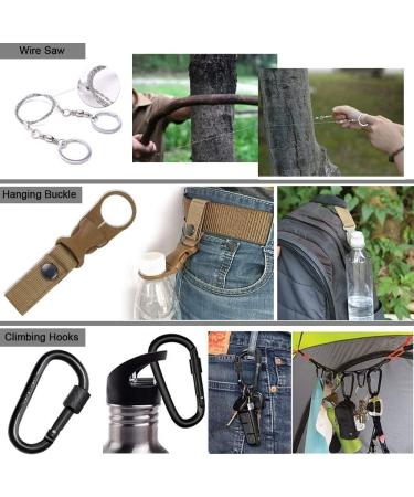 23-in-1 EILIKS Survival Gear Kit for Men, Women - Emergency Equipment for Camping, Hiking, Hunting - Perfect Valentine's, Christmas Gift Idea - Buy Online on GoSupps.com