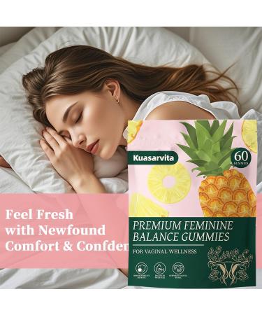 Premium Feminine Balance Gummies Vital Vaginal Probiotics Source Feminine Gummies Probiotic Gummies for Prenatal & Postnatal Women - Probiotics for Digestion pH Balance Gut Health Immune Support - Buy Online on GoSupps.com