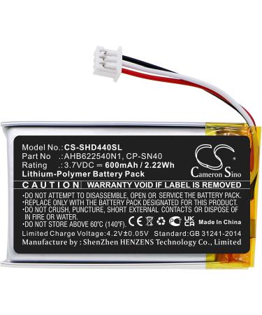 SPANN Battery Replacement for Sennheiser HD 4.40 BT 4.50BTNC Momentum 2.0 & 3.0 | AHB622540N1 CP-SN40 3.7V - International Shipping - Buy Online on GoSupps.com