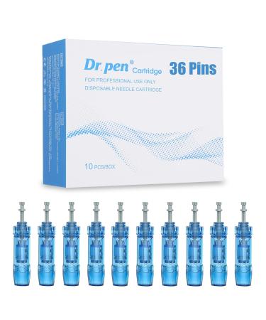 Dr. Pen Cartridges 36 Pins - 10 Pack Original Microneedling Replacement Needles for Ultima A8S M8S A9 | High-Quality Derma Stift - Buy Online on GoSupps.com