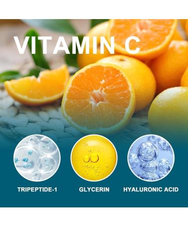 Vitamin C Hydrating Serum - Vitamin C Serum for Face - Anti-Ageing Face Serum for Women - Vitamin C Serum with Hyaluronic Acid - Skin Care - Vitamin C Serum Face - Restore & Boost Collagen Face Serum - Buy Online on GoSupps.com