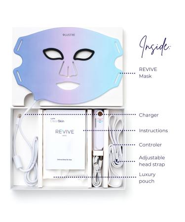 Liustre Clearskin Revive Mask | LED Therapy for Impure & Tired Skin | Clear & Fresh Look - Buy Online on GoSupps.com