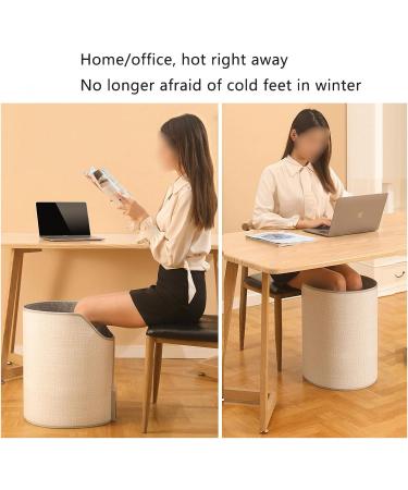 AXTMR Round Foot Warmer for Office - 45 Heating Pad Under Desk - Gray 127*50cm - International Shipping Available - Buy Online on GoSupps.com