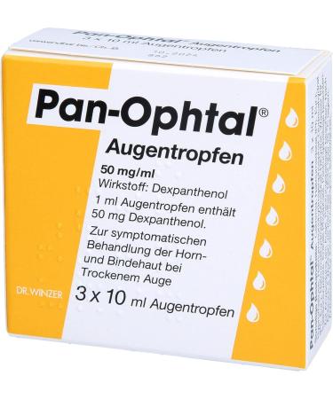 Buy Pan Ophtal Eye Drops 3x10 ml - Fast International Shipping | Relief for Dry Eyes - Buy Online on GoSupps.com