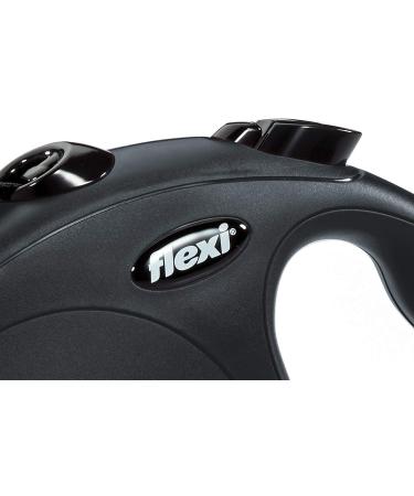 Flexi Retractable Dog Leash 16 ft - Medium/Large Black | Premium Pet Leash for Dogs - Buy Online on GoSupps.com