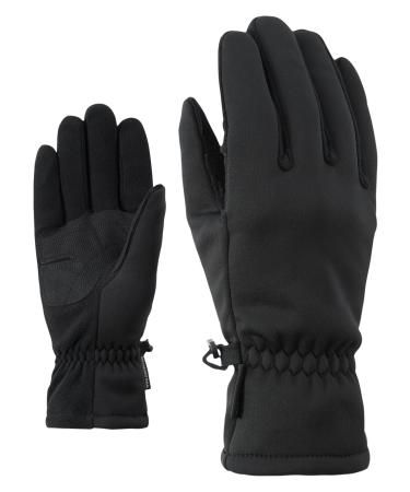 Ziener women's IMPORTA LADY glove multisport functional / outdoor gloves | windproof breathable Black 7.5