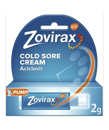 Zovirax Cold Sore Treatment Cream Pump Dispenser 2 g