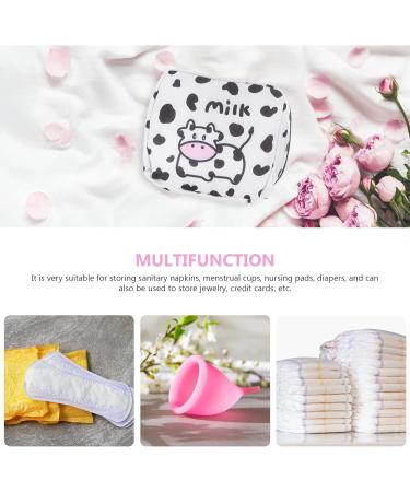 Lurrose 4-Piece Women's Storage Bags - Stylish Bandage Wallet Menstrual and Breastfeeding Pouch Set - Perfect for Tampons & Essentials - Buy Online on GoSupps.com