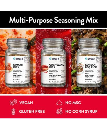 O'Food Chung Jung One Gochujang Kick Powder Multipurpose Seasoning Mix - 2.2oz (65g) | Vegan, Gluten Free, No Corn Syrup, No Added MSG - Buy Online on GoSupps.com