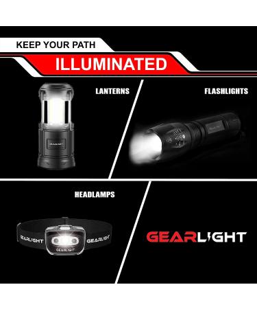 GearLight Rechargeable Bike Light Set S400 - Front and Back Lights for Night Riding - Bicycle Accessories for Kids, Road, Mountain Bikes - Buy Online on GoSupps.com