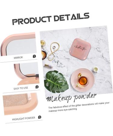 FOMIYES Highlighters Highlighter Makeup Powder Highlight Powder Women Makeup Pan High Disc Miss Body Ginger - Buy Online on GoSupps.com