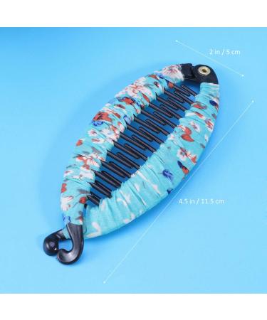 Shop Lurrose 6pcs Fashionable Banana Hair Clips - Floral Fish Shape Ponytail Holders | Strong Tension & Durable | International Shipping Available - Buy Online on GoSupps.com
