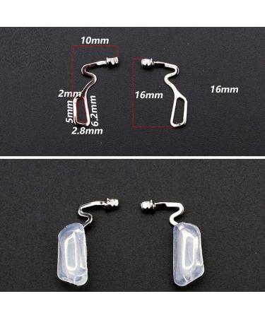 Buy Wekiva Replacement Nose Cushion Holder - Metal Nose Bridge for Glasses Repair | 1 Pair Silver Metal Plug-In - Buy Online on GoSupps.com