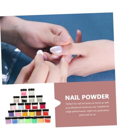 Healeved 96 Boxes Nail Crystal Powder Neon Acrylic Nail Carving Powder Pigment Powder for Nails Dip Powder Pp - Buy Online on GoSupps.com