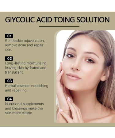 Glycolic Acid 7% Toning Resurfacing Solution - 100ML Glycolic Acid Toner - Skincare Hyaluronic Acid Serum - Hydrating Toner for Face - for Blemishes And Acne Prevents Skin Aging Strengthen Your Skin - Buy Online on GoSupps.com
