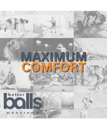 Premium Men's Ball/Groin Deodorant - All-Natural Cream-to-Powder Extra Strength Sweat & Odor Defense Anti-Chafing Ultimate Gym Gift Refreshing Scent (3.4oz - Buy Online on GoSupps.com