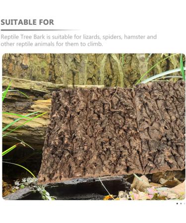 ULTECHNOVO 3Pcs Cork Bark Terrarium Background Set | Reptile Climbing Wall Decor for Turtle, Gecko, Lizard | Habitat Accessories for Terrariums - Buy Online on GoSupps.com