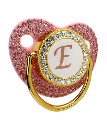 Gold Baby Pacifier Set with Rhinestones | Lightweight Pacifier for 6-18 Months | Stylish Baby Essential - Buy Online on GoSupps.com