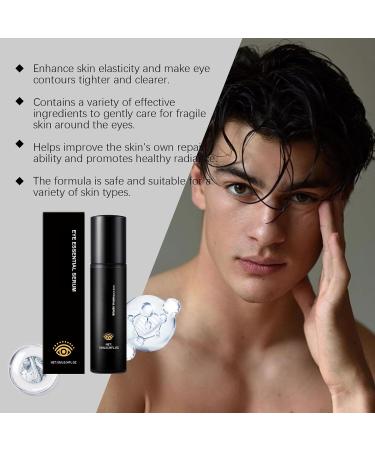Retinol Eye Serum for Men Reduce Dark Circles & Puffiness Anti Aging Under Eye Cream with Glycerin & Retinol Hydrating Eyes Treatment for Wrinkles & Fine Lines Firming Bright Eyes Care (2pcs) - Buy Online on GoSupps.com