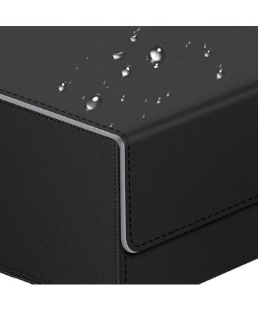 1800+ Leather Card Deck Case with Magnetic Closure - Storage Box for Trading Cards, YuGiOh, MTG & Sport Cards - Buy Online on GoSupps.com