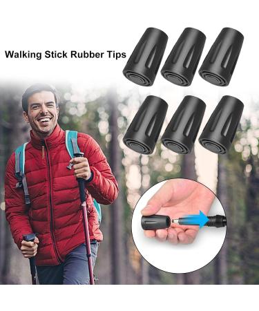 Rubber Tips for Canes - Rubber Walking Cane Tips - Walker Replacement Tips for Seniors Rubber Leg Tips Cane Accessories Rubber Feet Pochy - Buy Online on GoSupps.com