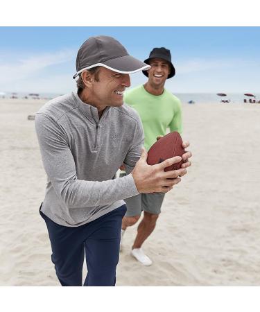 Coolibar UPF 50+ Lenny Sport Cap - Sun Protective, XX-Large White/Silver - Men's and Women's - Buy Online on GoSupps.com