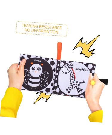 Upkoch 6-Piece Fabric Book Learning Toys for Toddlers | Early Education Books | Soft Peach Skin Baby Toys - Buy Online on GoSupps.com