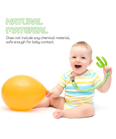 20 Pieces Natural Beech Wood Pacifier Clips - DIY Baby Teething Toys & Secure Holders for Pacifiers - International Shipping Available - Buy Online on GoSupps.com