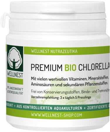 Wellnest Clarkintest by Hulda Clark 100ml - Plant Power Concentrate & 500 Bio Chlorella Algae Tablets | International Shipping Available - Buy Online on GoSupps.com