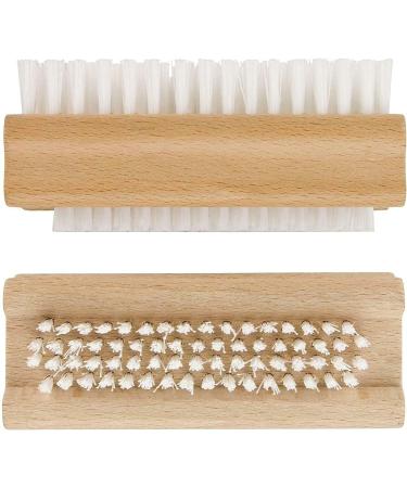 Elliott Double Sided Wooden Nail Brush for Hand and Nail Cleaning - Ideal for Manicure and Pedicure - Buy Online on GoSupps.com