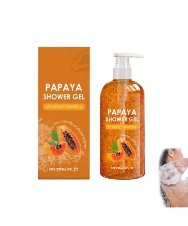 Hengxuan Papaya brightening and moisturizing shower gel for women and men mild body wash with fragrance exfoliating oil regulating pH balanced cleanser for all skin types 1