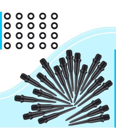600 Pieces 2BA Thread Dart Tips & Rubber O Rings Set with Storage Box - Dart Shaft Replacement Kit in Classic Black - Buy Online on GoSupps.com
