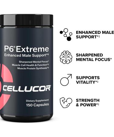 Buy Cellucor P6 Extreme | Muscle Growth & Strength Support Supplement | Natural Ingredients | 150 Caps - International Shipping Available - Buy Online on GoSupps.com