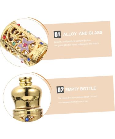 Essential Oil Empty Bottle - Perfume Storage & Dispensing for Arabia | Delicate Middle East Decor - Buy Online on GoSupps.com