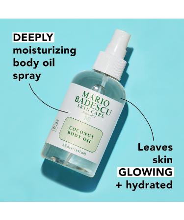 Mario Badescu Coconut Body Oil | Enriched with Coconut Oil & Shea Butter | Hydrating After Shower Oil | 5 FL OZ - Buy Online on GoSupps.com
