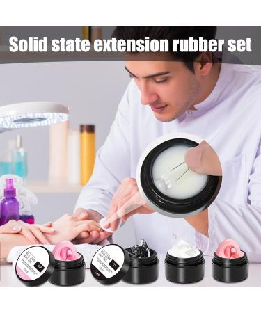 Gen rico 3D Nail Gel - 4 Colors Gel Manicure Glue | 3D Nail Molding Glue for French Daily Diamond Diamond Embossing Flexible Light Printing - Buy Online on GoSupps.com