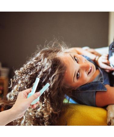 Miini Flat Iron - Small Travel Curling Iron 2 in 1 Voltage Curling Wand | Usb Powered Curling Iron for Short Hair Anti-Scald Minii Curling Flat Iron Portable Hair Curler for Curly Hair Straighten Fresh Green - Buy Online on GoSupps.com
