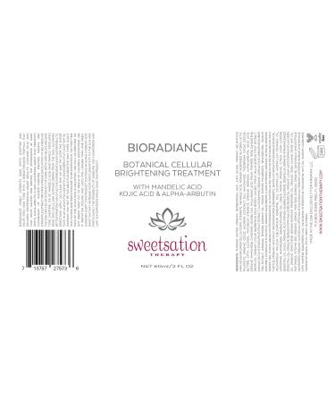 BioRadiance Botanical Cellular Brightening Treatment | Mandelic Acid Kojic Acid & Alpha-Arbutin - 60ml | Shop Internationally - Buy Online on GoSupps.com