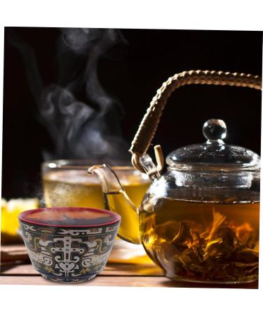 LABRIMP Tea House Accessory Ceramic Tea Cup Chinese Decor Glasses Tea Bowl Home Teacup Japan Single Cup Office As Shown 8X8X4.8CM - Buy Online on GoSupps.com
