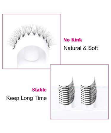 12D Russian Volume Eyelashes - C Curl 0.07mm 8-14mm Mixed Lengths for Extensions | Premium Bulled Lashes - Buy Online on GoSupps.com
