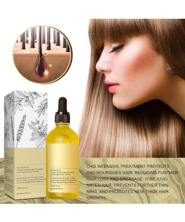 Vegan Natural Hair Growth Oil Vegan Hair Growth Oil Hair Oil Rosemary Hair Growth Oil For Dry Damaged Hair And Grow Thin Hair 2fl Oz 60 Ml 3 pcs - Buy Online on GoSupps.com