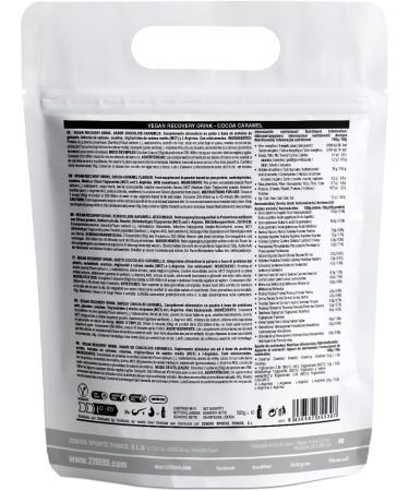 226ers Vegan Recovery Drink | Pea Protein Powder with Creatine & MCT | Gluten & Lactose-Free | Chocolate Caramel Flavor - 500G - Buy Online on GoSupps.com
