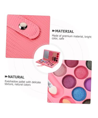 33-Piece Makeup Palette & Eyeshadow Toys for Kids | Blush Pan Cosmetic Bag | Ideal Gift for Girls - Buy Online on GoSupps.com