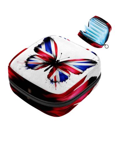 Period Bag Sanitary Napkin Storage Bag Tampon Holder for Wallet H49r3os3mpp 4.7x6.6x6.6 in Classic