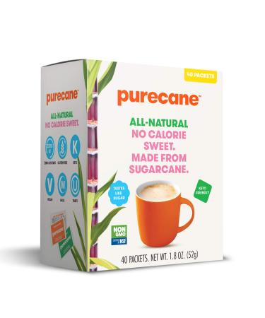 Purecane No Calorie Sweet 40 Packets 1.3 g Each