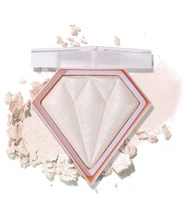Face White Highlighter Makeup Palette Shimmer Contour Powder Waterproof Long-Lasting  Brightens Face Complexion Contour Illuminator Highlighters Blush Powder Makeup Palette - 01 Pearl White 01-Pearl White